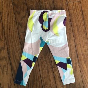 Girls Tea Collection Leggings VGUC 12-18m